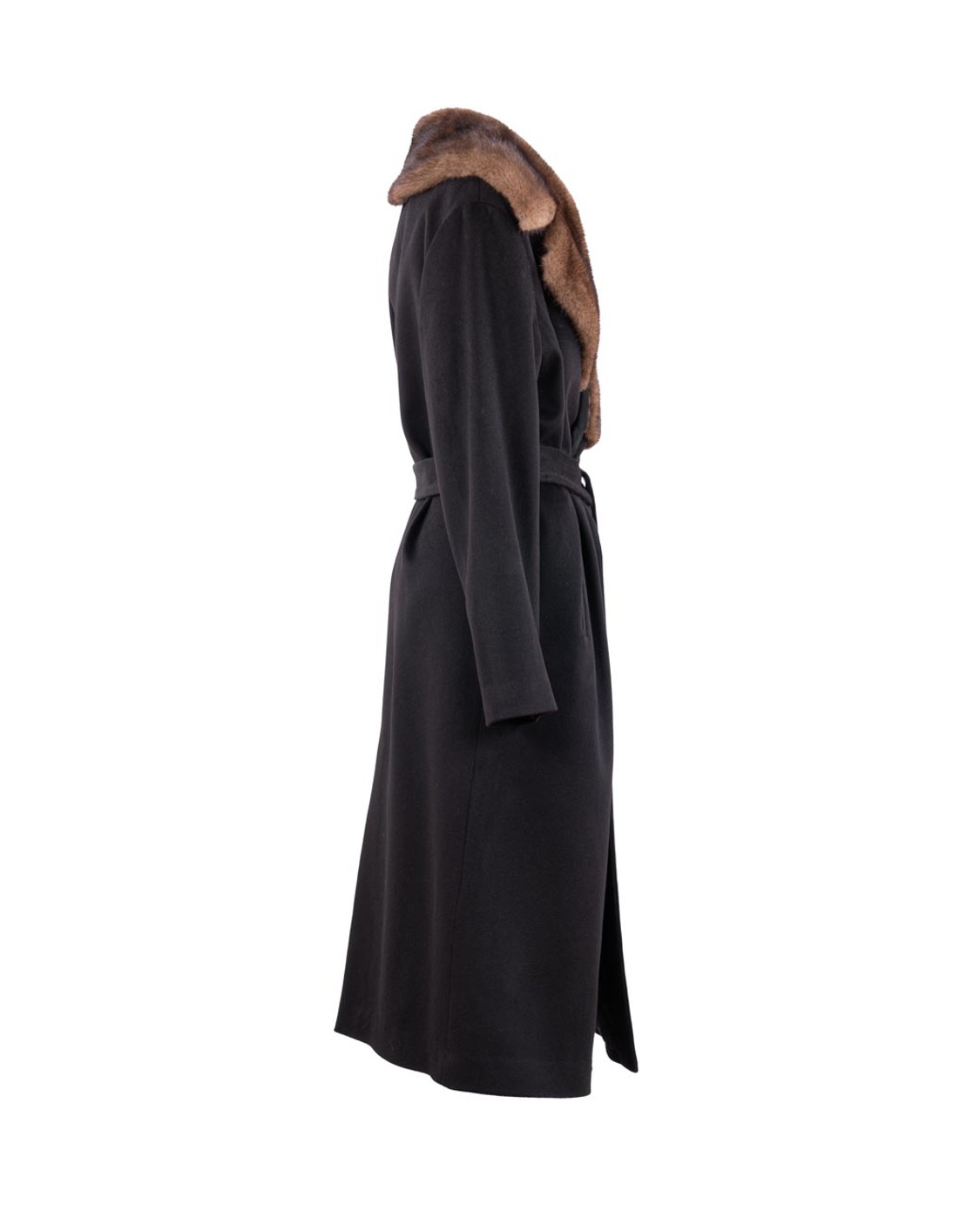 shop SIMONETTA RAVIZZA  Cappotto: Simonetta Ravizza cappotto in cashmere Loro Piana con collo in visone.
Cintura in vita.
Tasche laterali.
Collo in visone.
Vestibilità regolare.
Composizione: 100% Cashmere.
Composizione collo: 100% Visone.
Made in Italy.. TILLY-001 number 6933622